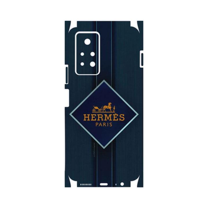 برچسب پوششی ماهوت مدل Hermes-Logo-FullSkin مناسب برای گوشی موبایل اینفینیکس Note 11 Pro MAHOOT Hermes-Logo-FullSkin Cover Sticker for Infinix Note 11 Pro